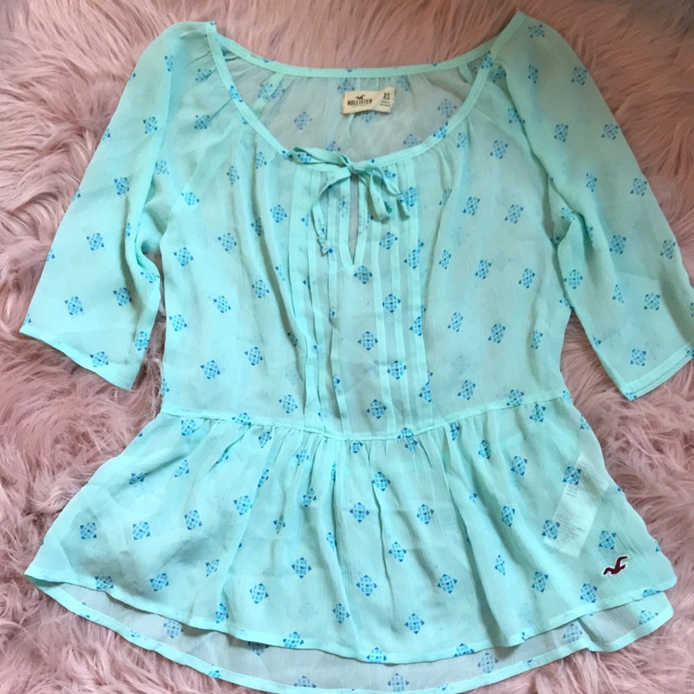 Flowy printed blouse